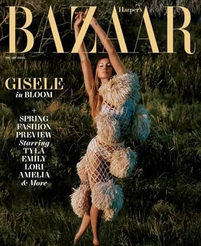 Harper's Bazaar Magazine (February 2024 Issue) Gisele Bundchen Cover